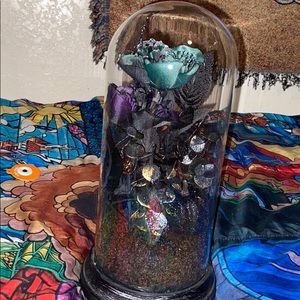 Black rose Halloween decor